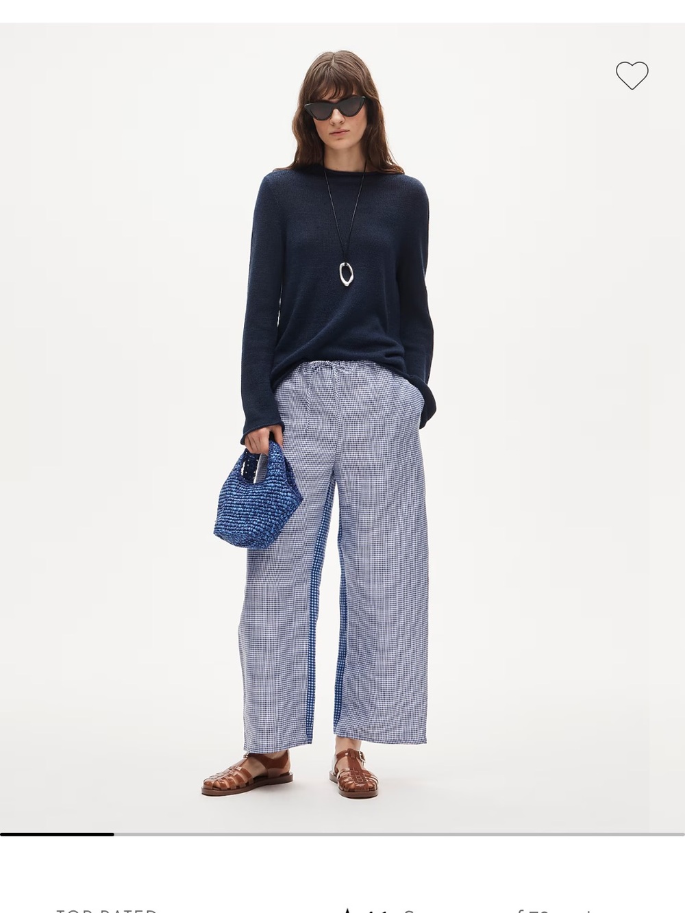 J Crew Luna Pant in Linen Blend